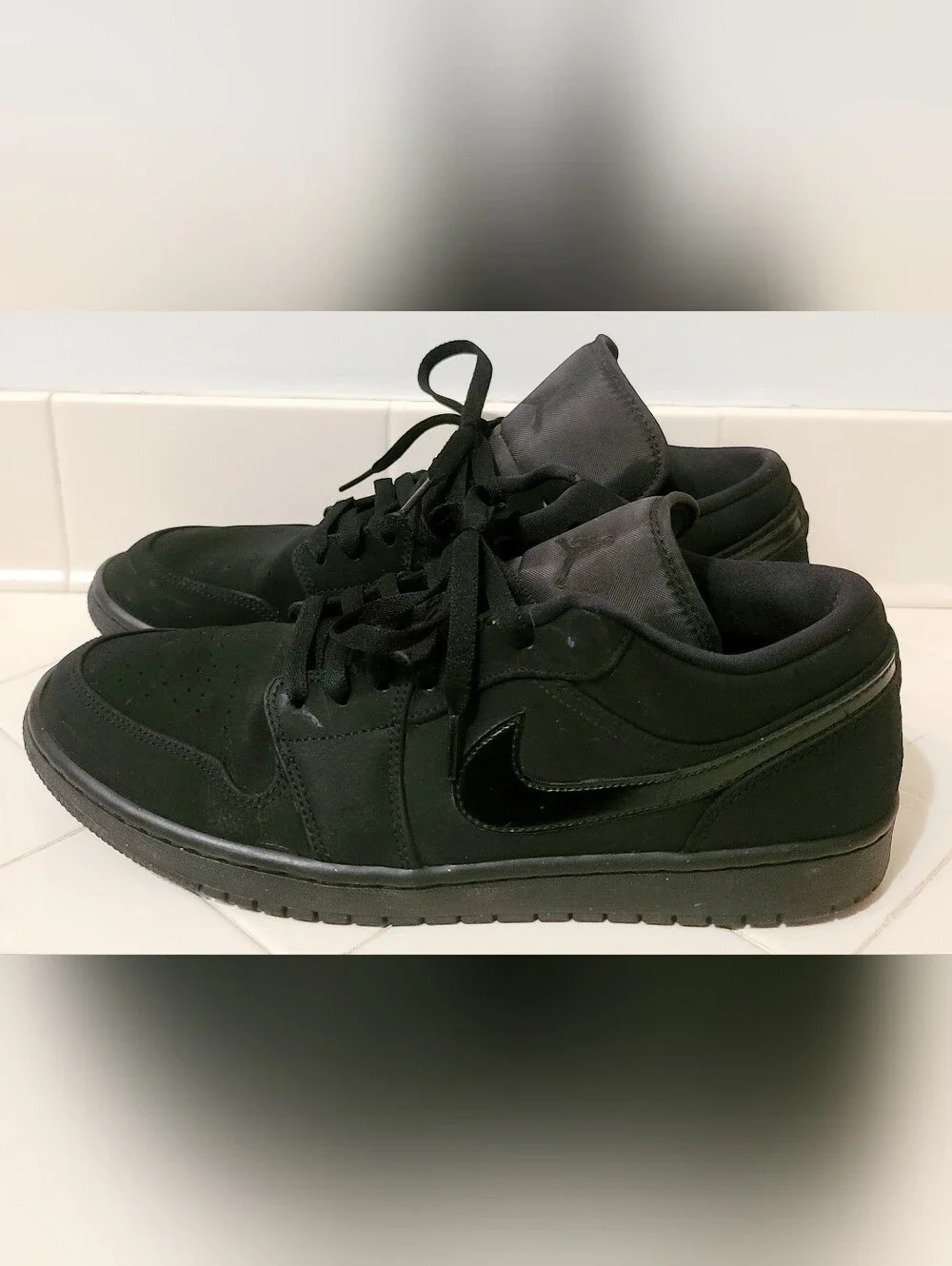 Air Jordan 1 Low Triple Black Men's  11.5